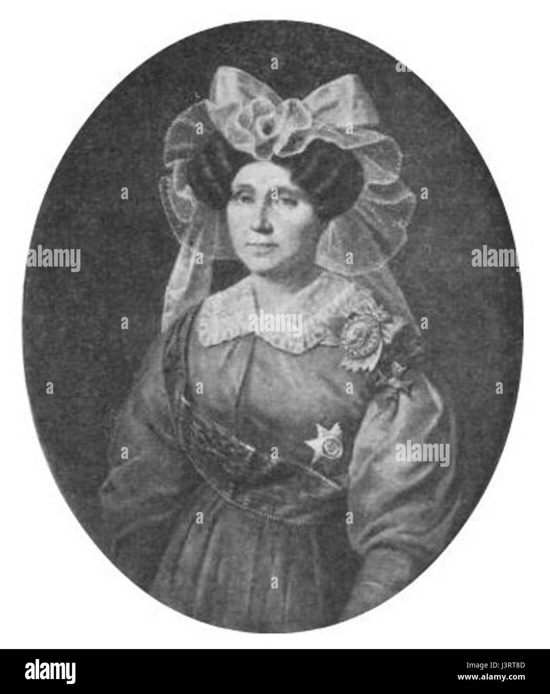 Julia Fedorovna Adlerberg war eine russische Adlige, die im 19. Jahrhundert eine bedeutende Rolle in der Aristokratie spielte. Sie war bekannt für ihren Einfluss in höfischen Kreisen und ihren Beitrag zur sozialen und politischen Landschaft Russlands. Stockfoto