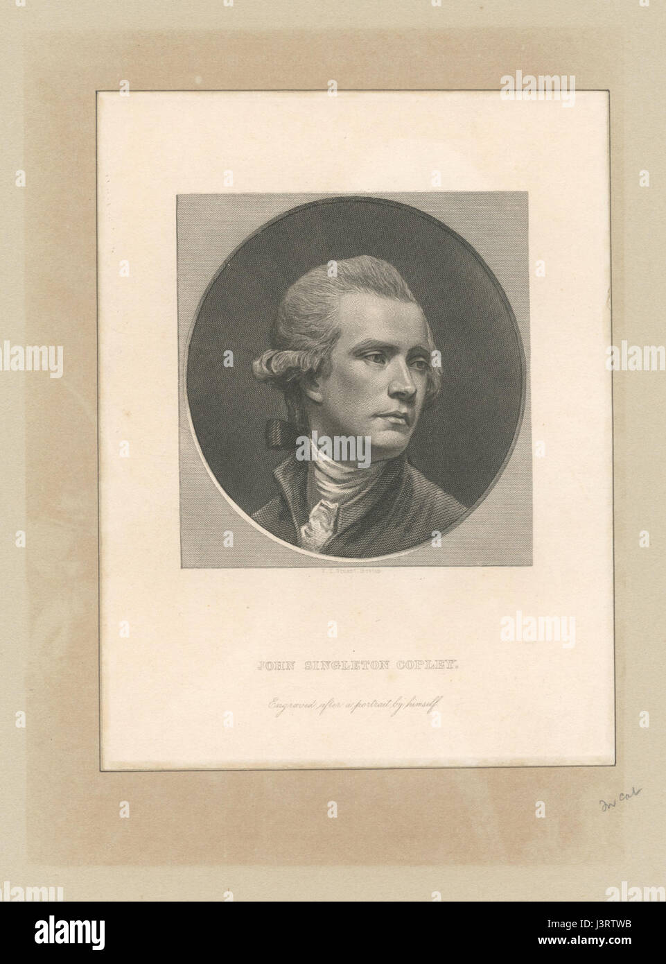 John Singleton Copley war ein US-amerikanischer Maler, der für seine Porträts und historischen Szenen bekannt war. Seine Werke, darunter das in der NYPL-Sammlung b12349144 erwähnte, zeigen das Amerika des 18. Jahrhunderts mit außergewöhnlichem Können und Detail. Stockfoto