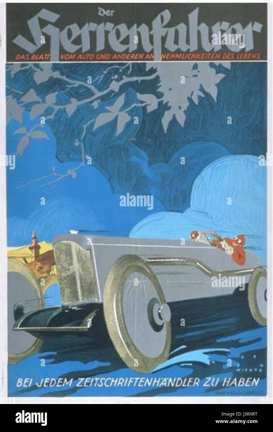 Jupp Wiertz' Herrenfahrer ist ein bemerkenswertes Werk oder Werk im Kontext der deutschen Geschichte oder Kunst. Der Begriff Herrenfahrer könnte sich auf eine Darstellung einer bemerkenswerten Figur oder auf ein Werk mit historischen Themen aus dem frühen 20. Jahrhundert beziehen. Stockfoto