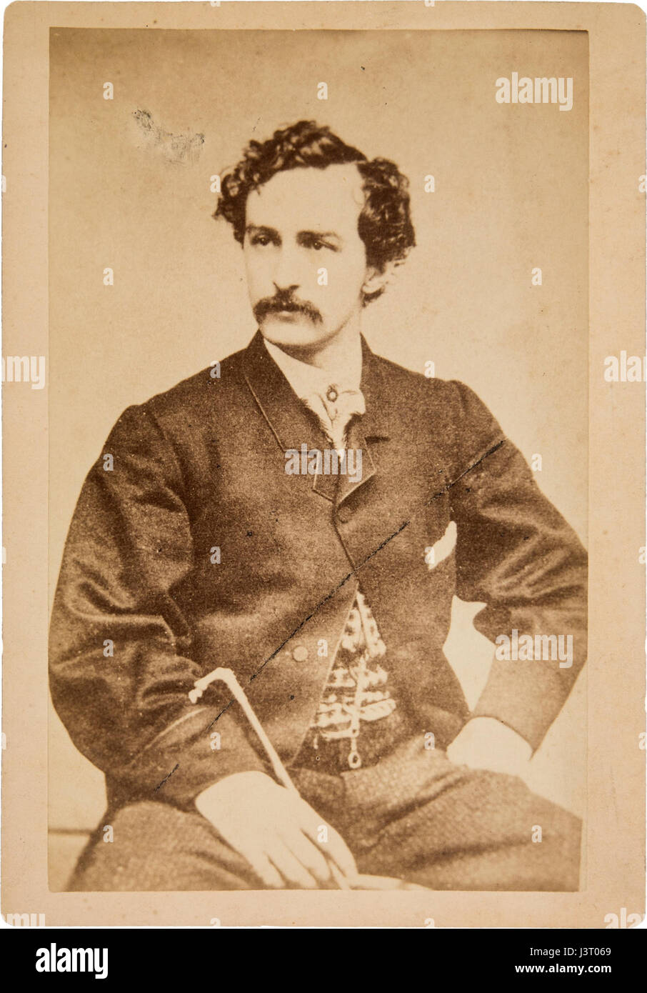 John Wilkes Booth Eiweiss Stockfoto John Wilkes Booth Eiweiss Stockfoto