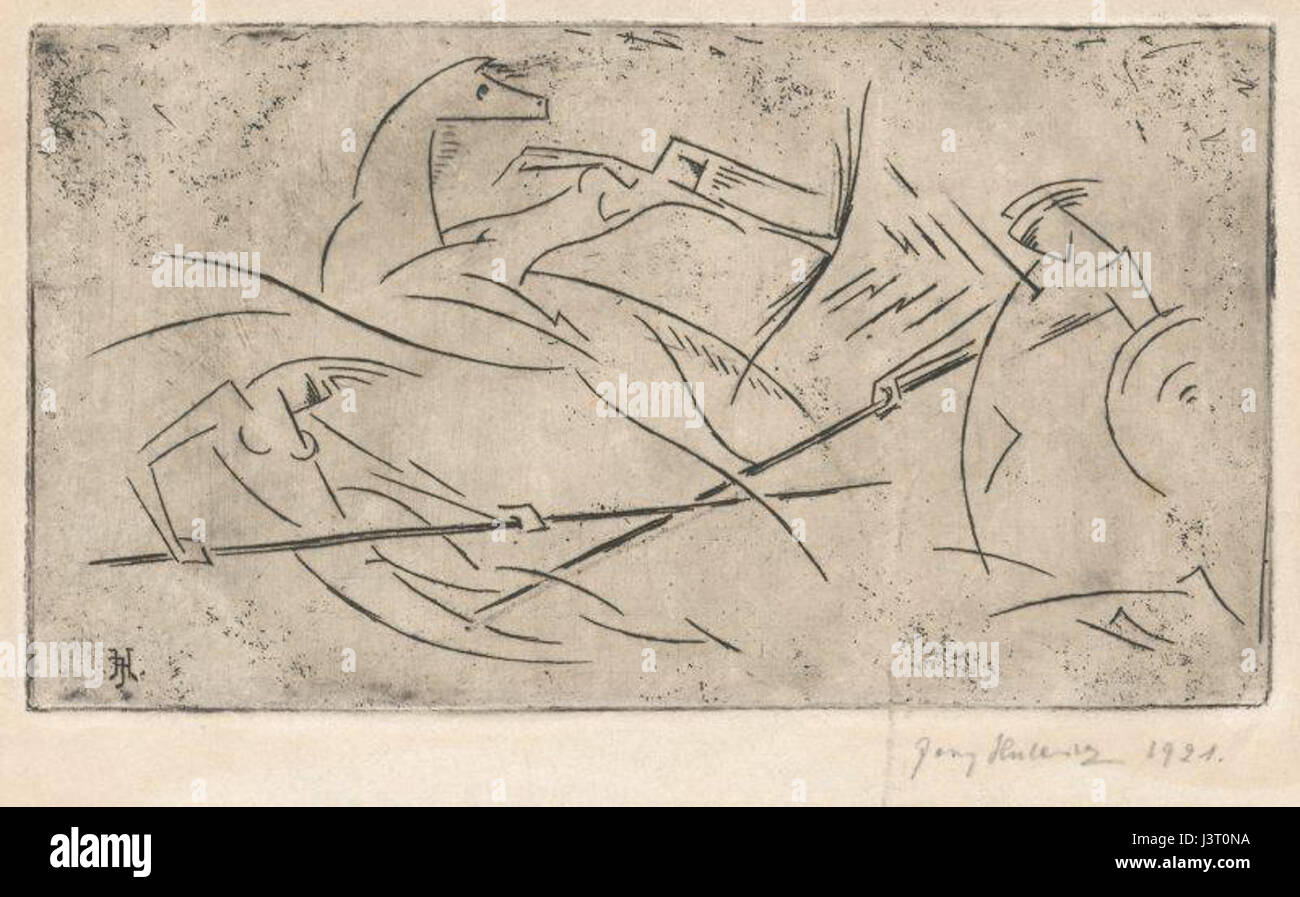 Jerzy Hulewiczâ' Walka amazonek ist ein historisches und kulturelles Werk, das Kriegerinnen zeigt und Themen wie Geschlecht, Geschichte und soziale Rollen in Konflikten reflektiert. Stockfoto