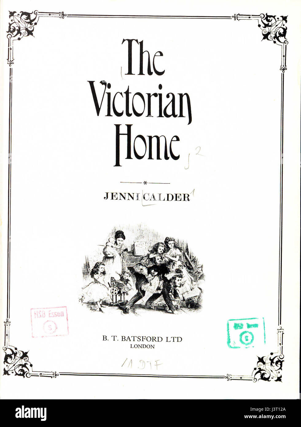 Jenni Calders „viktorianisches Zuhause“ ist ein Werk aus dem Jahr 1977, das die architektonischen und kulturellen Besonderheiten von viktorianischen Häusern erforscht. Das Buch bietet einen detaillierten Einblick in das Design, die Inneneinrichtung und den Lebensstil, der mit viktorianischen Häusern verbunden ist. Stockfoto