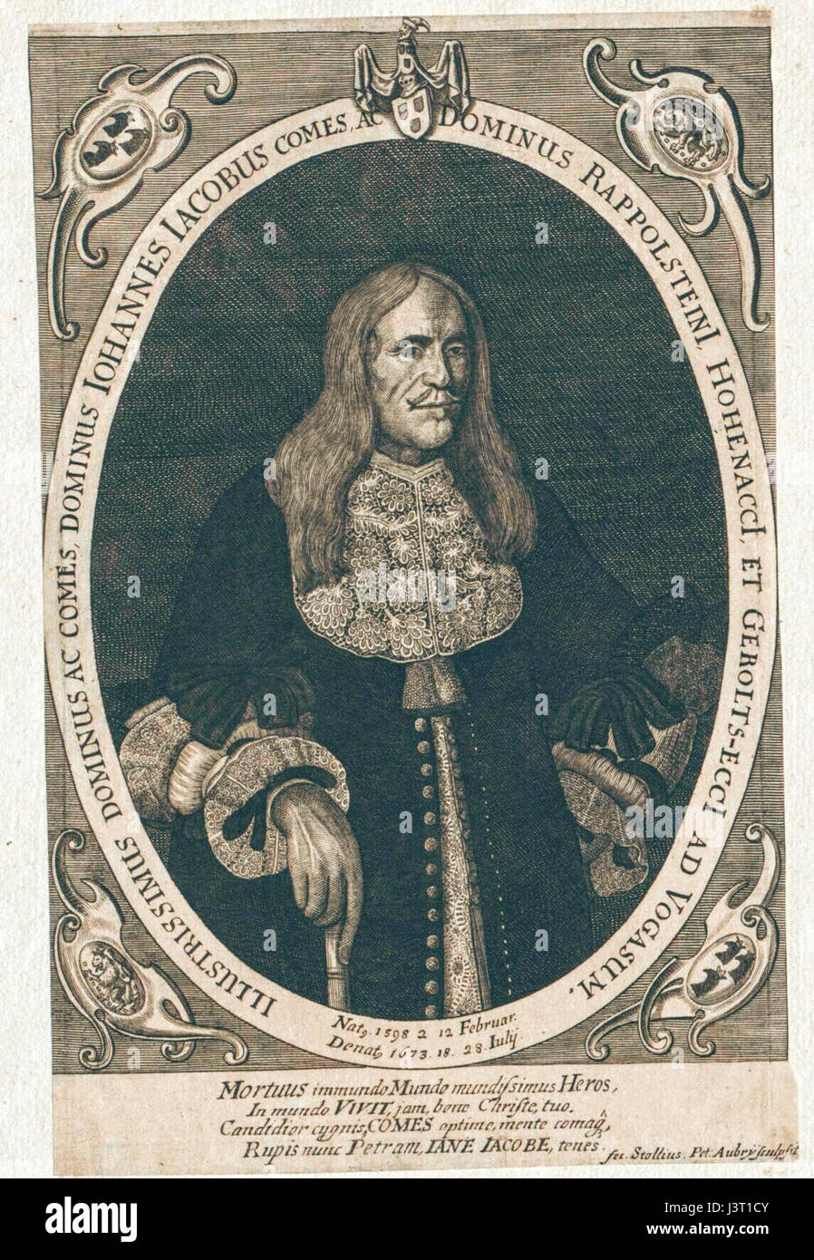 Johann Jakob von Rappoltstein Stockfoto