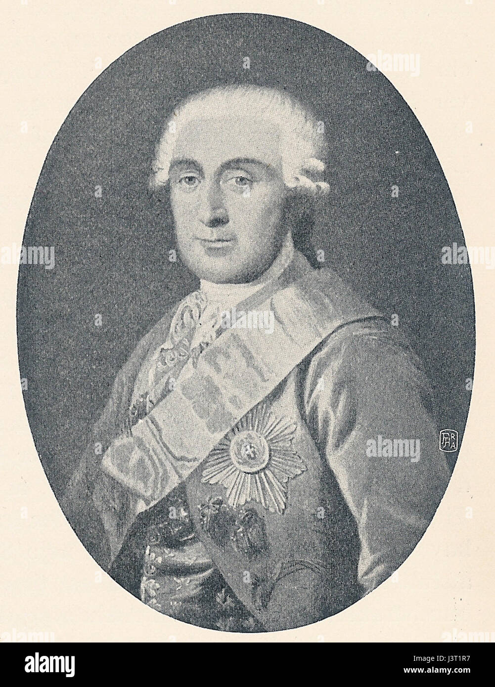 Joachim Otto Schack Rathlou Stockfoto