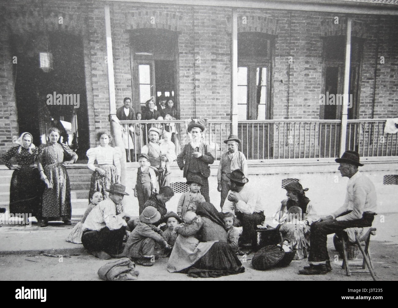 Imigrantes Stockfoto