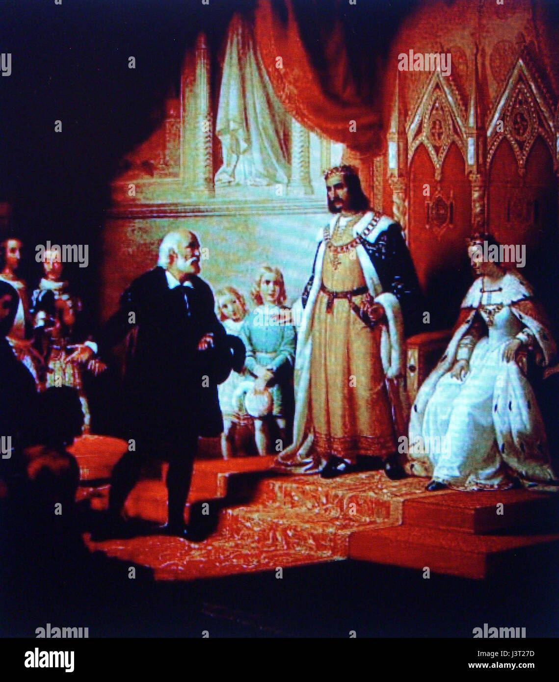 Ein Kunstwerk mit dem Titel „Juan Cordero 005“, das dem mexikanischen Künstler Juan Cordero zugeschrieben wird und seinen künstlerischen Stil und seine Beiträge zur mexikanischen Kunst des 19. Jahrhunderts widerspiegelt. Stockfoto