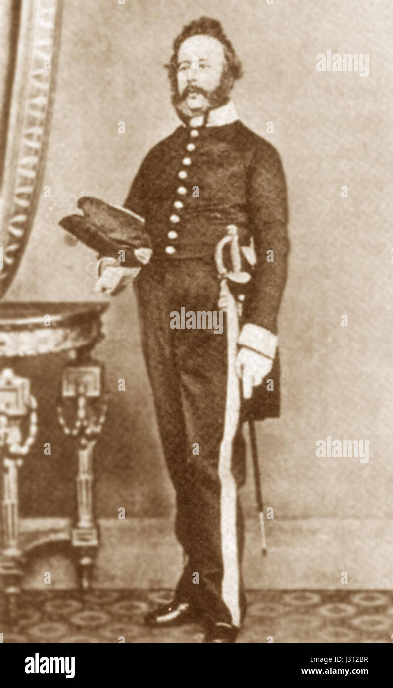 James Finn war ein englischer Gelehrter und Diplomat aus dem 19. Jahrhundert, bekannt für seine Arbeit auf dem Gebiet der Orientalistik und seine Rolle als britischer Konsul in Jerusalem. Stockfoto