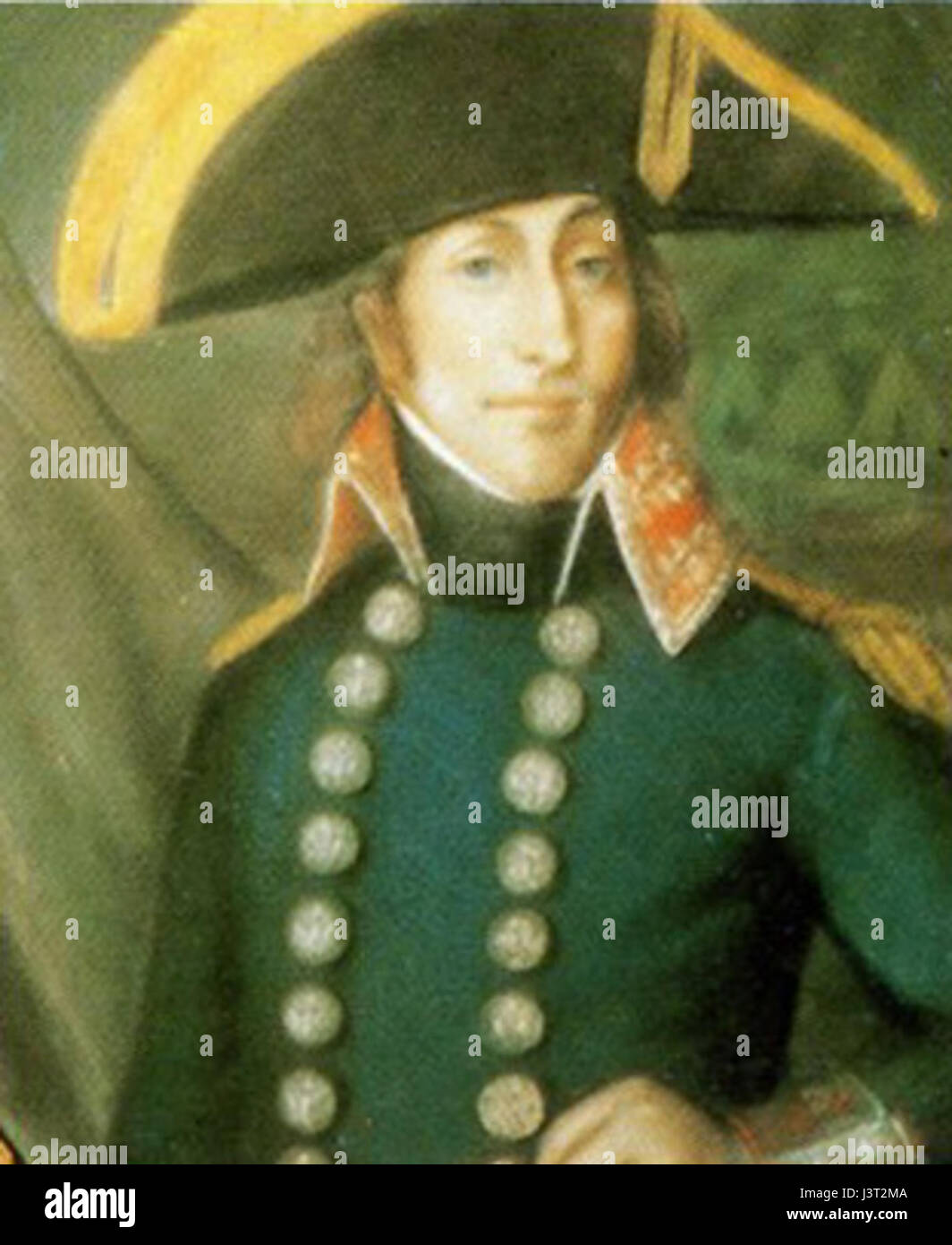 Jean Baptiste Camille de Canclaux war ein französischer Offizier und General, der für seine Dienste während der Französischen Unabhängigkeitskriege bekannt war. Er spielte Schlüsselrollen in verschiedenen Schlachten und wurde für seine strategische Führung und seine Beiträge zum französischen Militär bekannt. Stockfoto