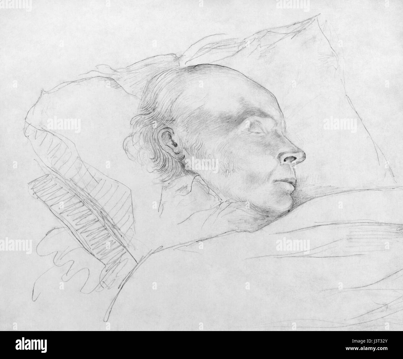 John Quincy Adams drawing2 Stockfoto
