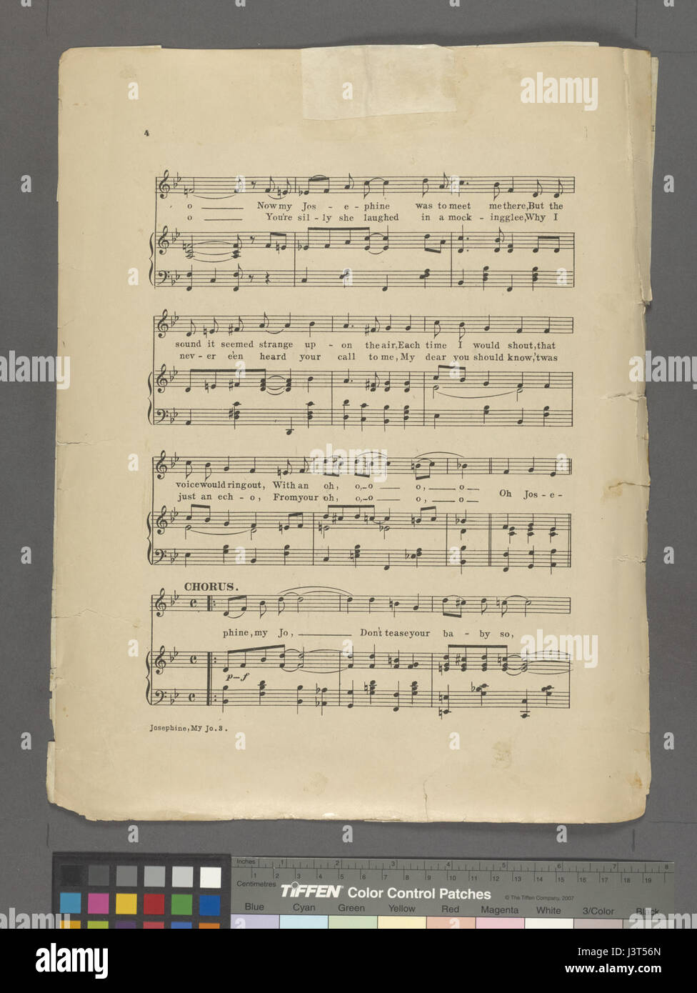 Josephine, meine Jo Worte von R. C. McPherson; Musik von James T. Brymn (NYPL Hades 1928698 1966428) Stockfoto