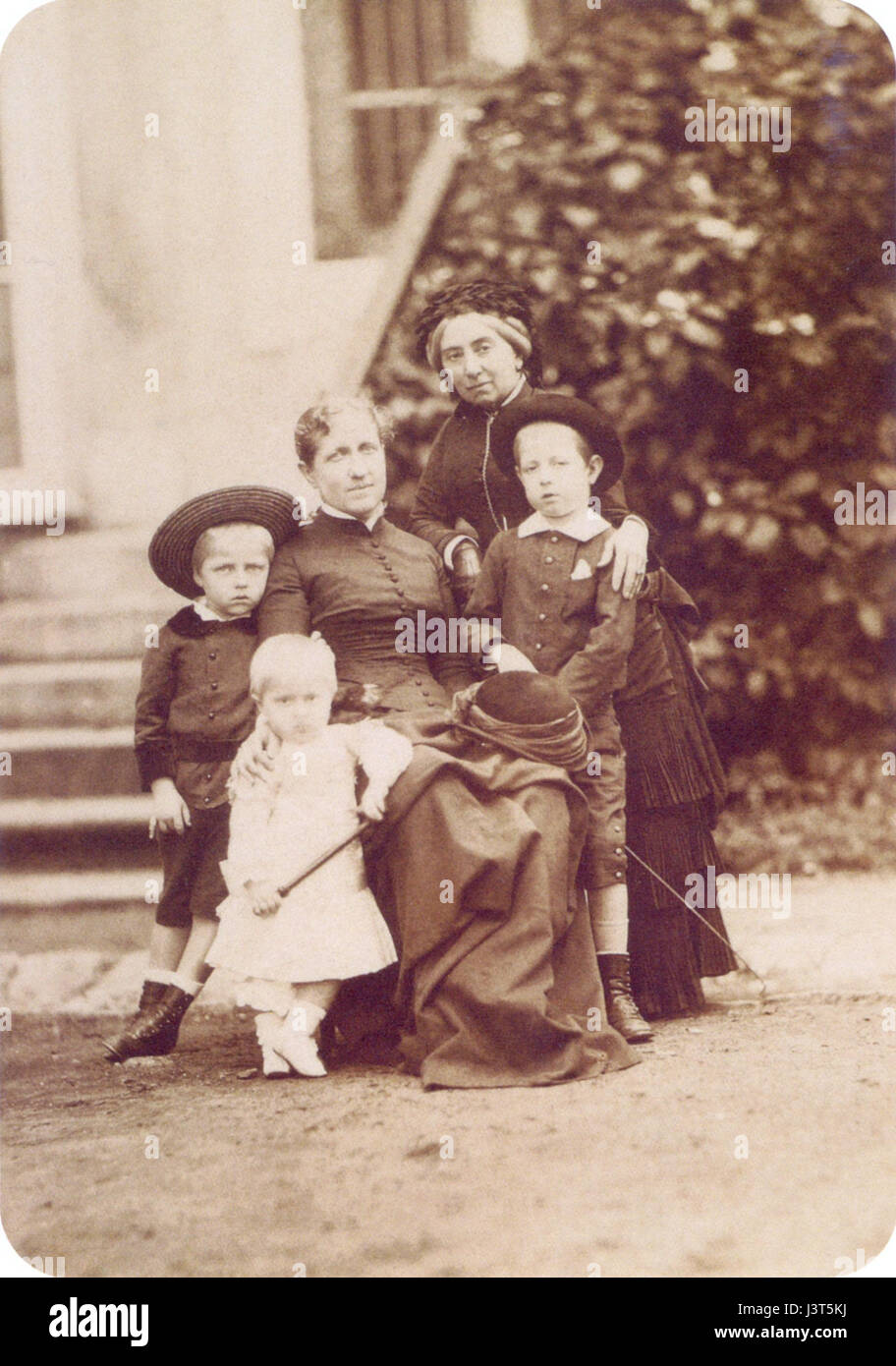 Isabel Kinder und Gräfin von barral Stockfoto