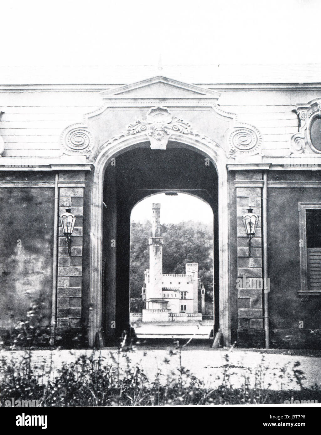 Klein Glienicke Jagdschloss Stallbau Stockfoto