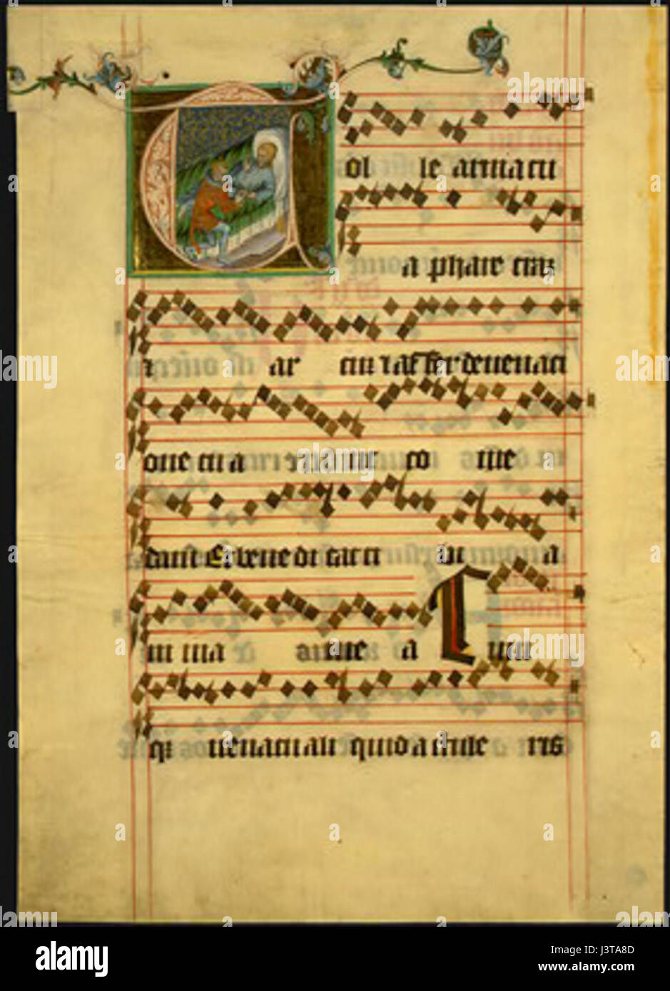 Dies bezieht sich auf die biblische Geschichte von Isaak, der seinen Sohn Jakob segnet, ein bedeutendes Ereignis im Buch Genesis, das die Übertragung des patriarchalen Segens markiert. Stockfoto