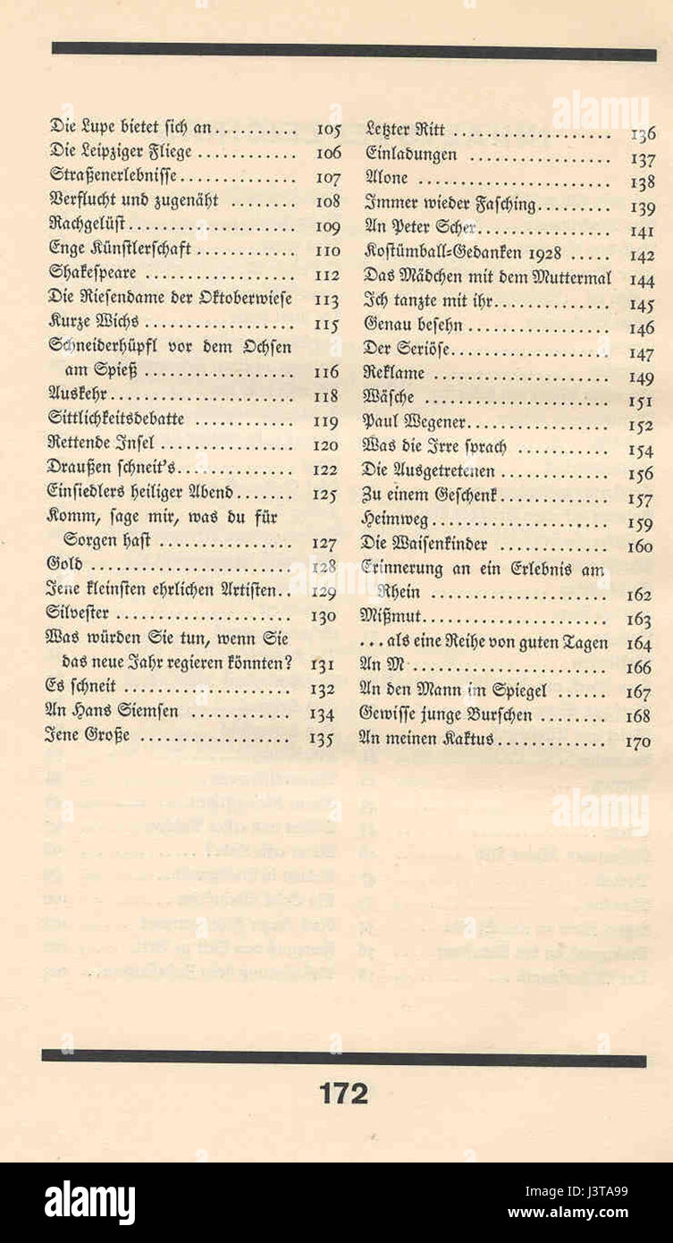 Joachim Ringelnatz Allerdings 172 Stockfoto