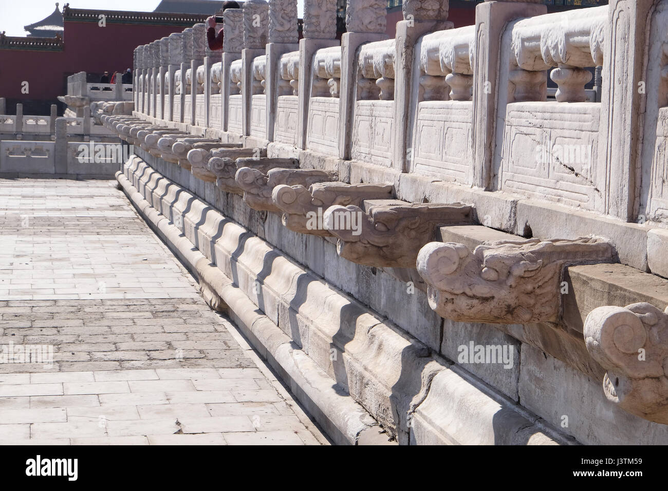 Palast der Himmlischen Reinheit Qianqinggong in Forrbiden Stadt, Peking, China, 23. Februar 2016. Stockfoto