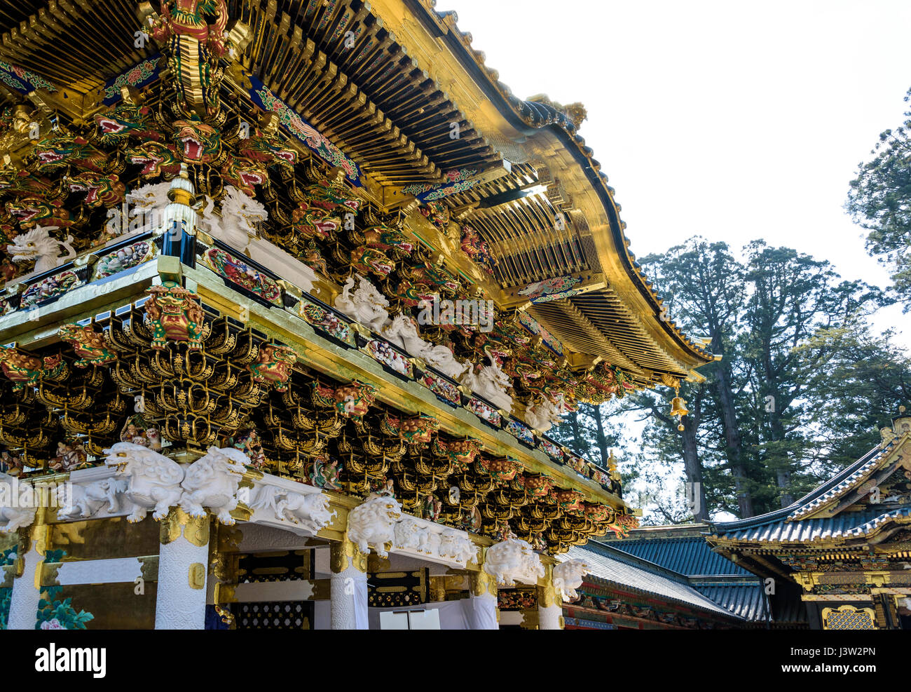 Yomeimon Tor Ieyasu schrein Toshogu Schrein Stockfoto