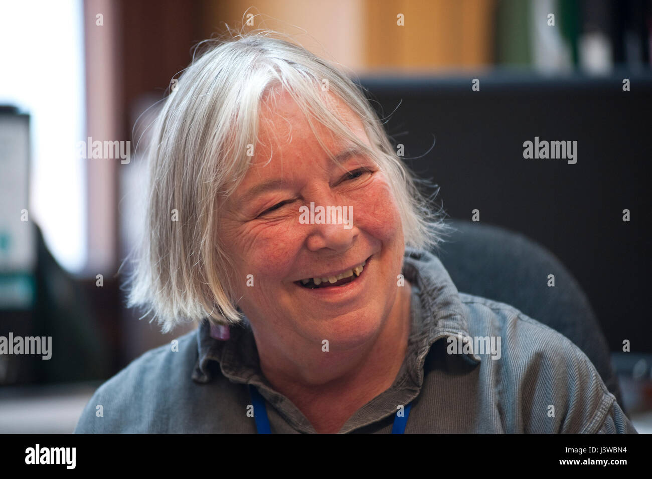 Frances Wood, Kuratorin der chinesischen Sammlung in der British Library Stockfoto