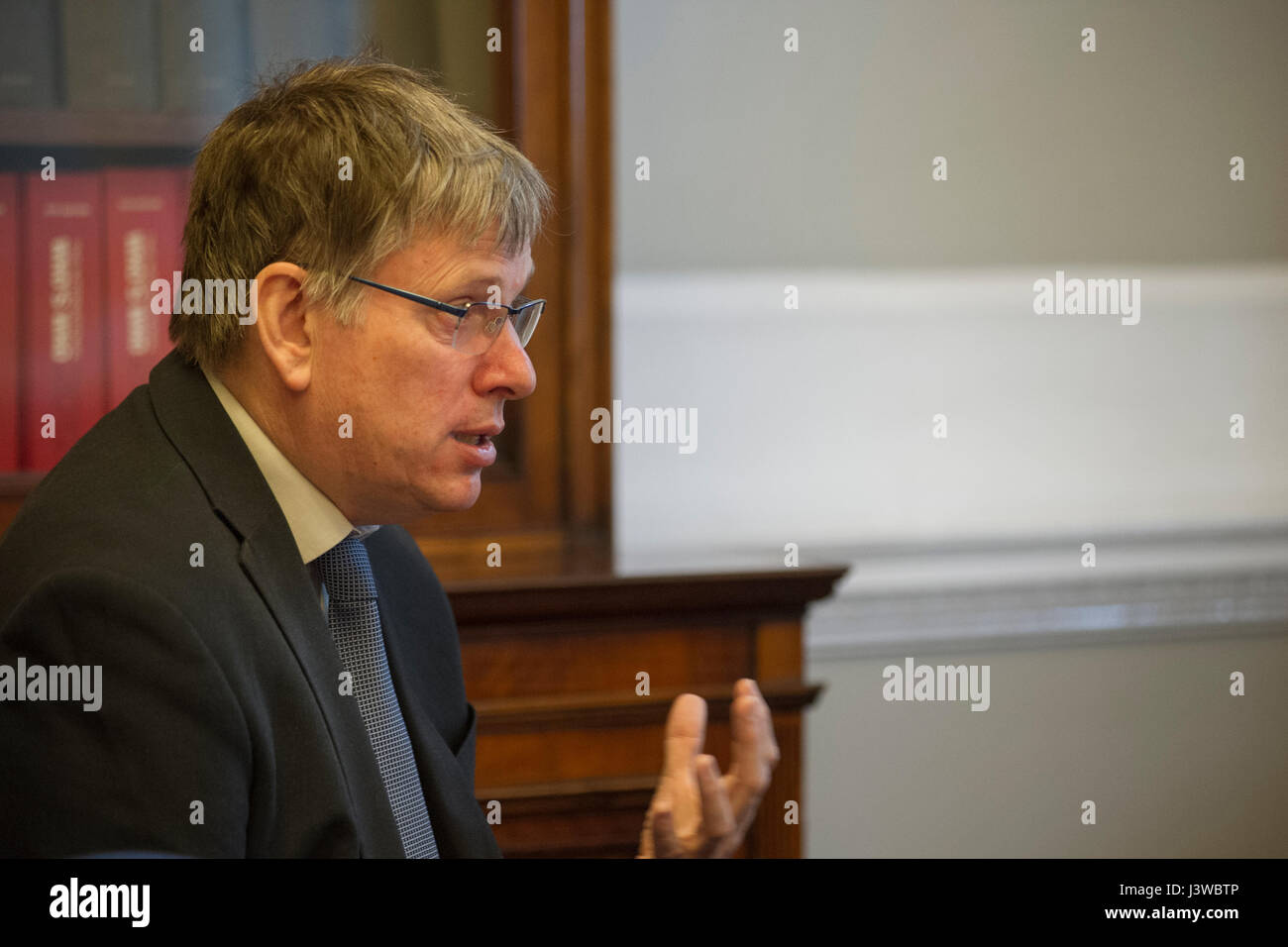 Alex Vines OBE - Kopf von Chatham House Africa Programm Stockfoto