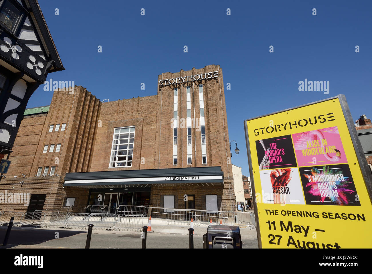 Chester Storyhouse Kunst Veranstaltungsort mit Theater Kino und Bibliothek Stockfoto