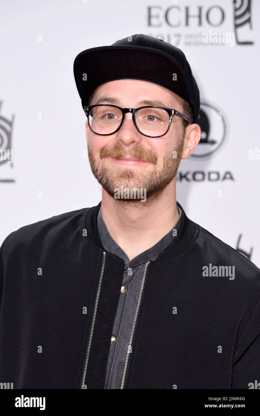 ECHO Musikpreis 2017 auf der Messe (Messe). Mit: Mark Forster wo: Berlin, Deutschland bei: 6. April 2017 Stockfoto