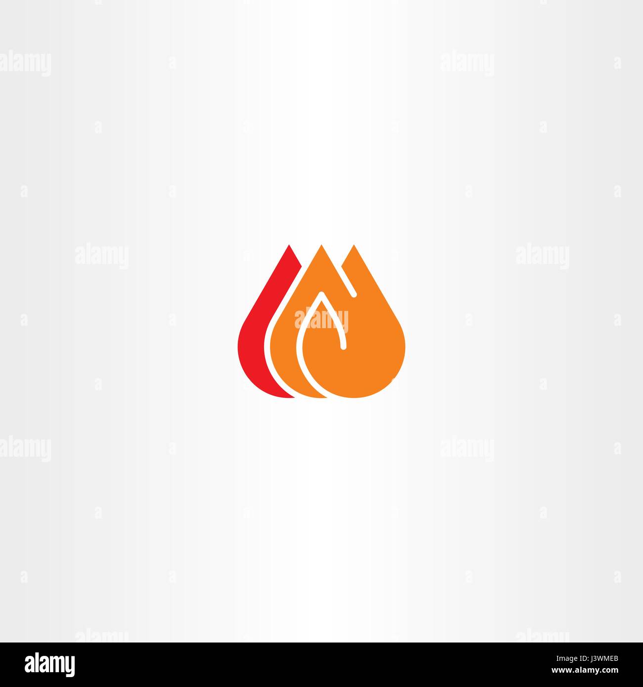 Feuer Symbol Clip-Art-Vektor-design Stock Vektor