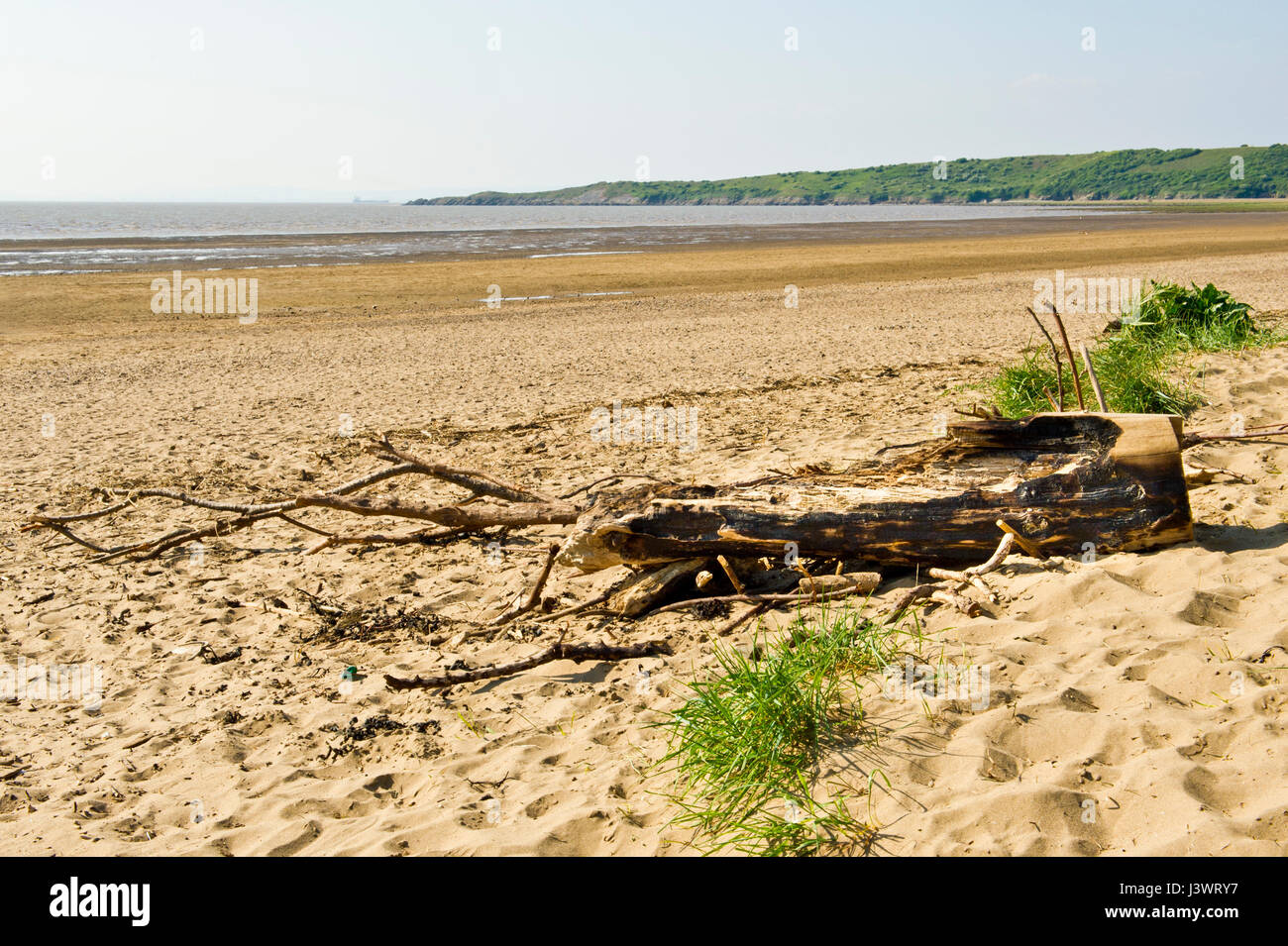 Sand-Bucht, Weston-super-Mare Stockfoto
