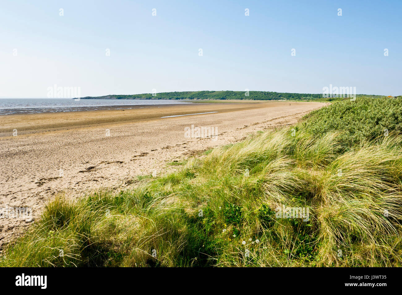 Sand-Bucht, Weston-super-Mare Stockfoto