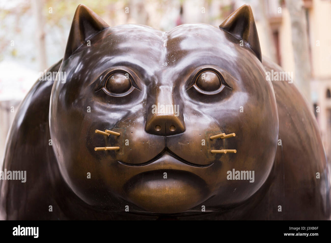 El Gato del Raval, El Raval Katze von Fernando Botero, Barcelona ...