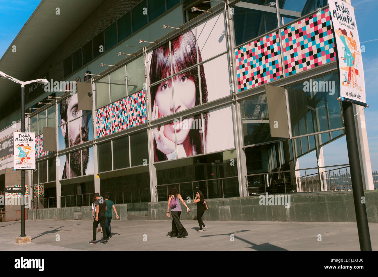 Los Cantones Village Shopping Center, La Coruna, Region Galicien, Spanien, Europa Stockfoto