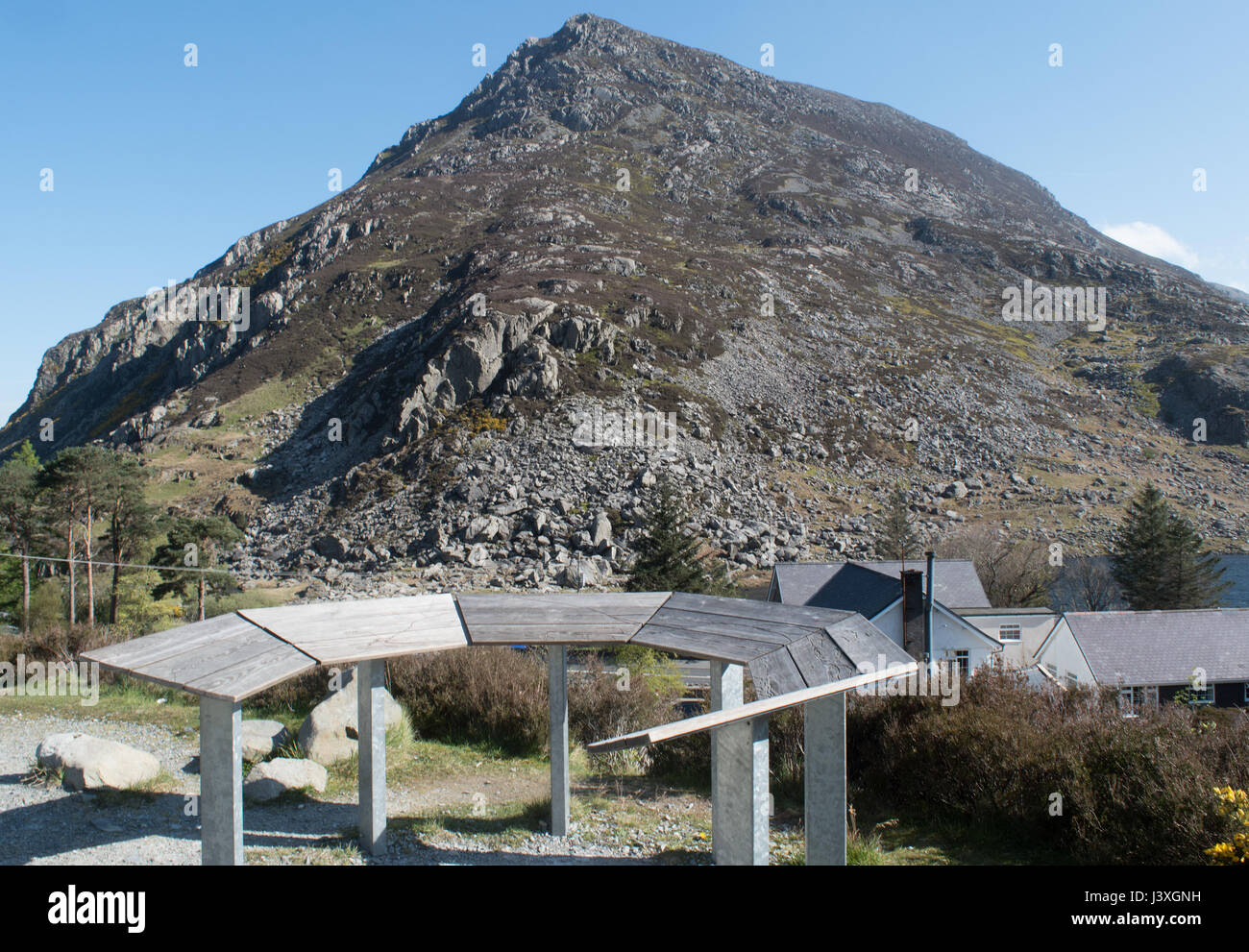 Stift yr Ole Wen Snowdonia Nordwales Stockfoto