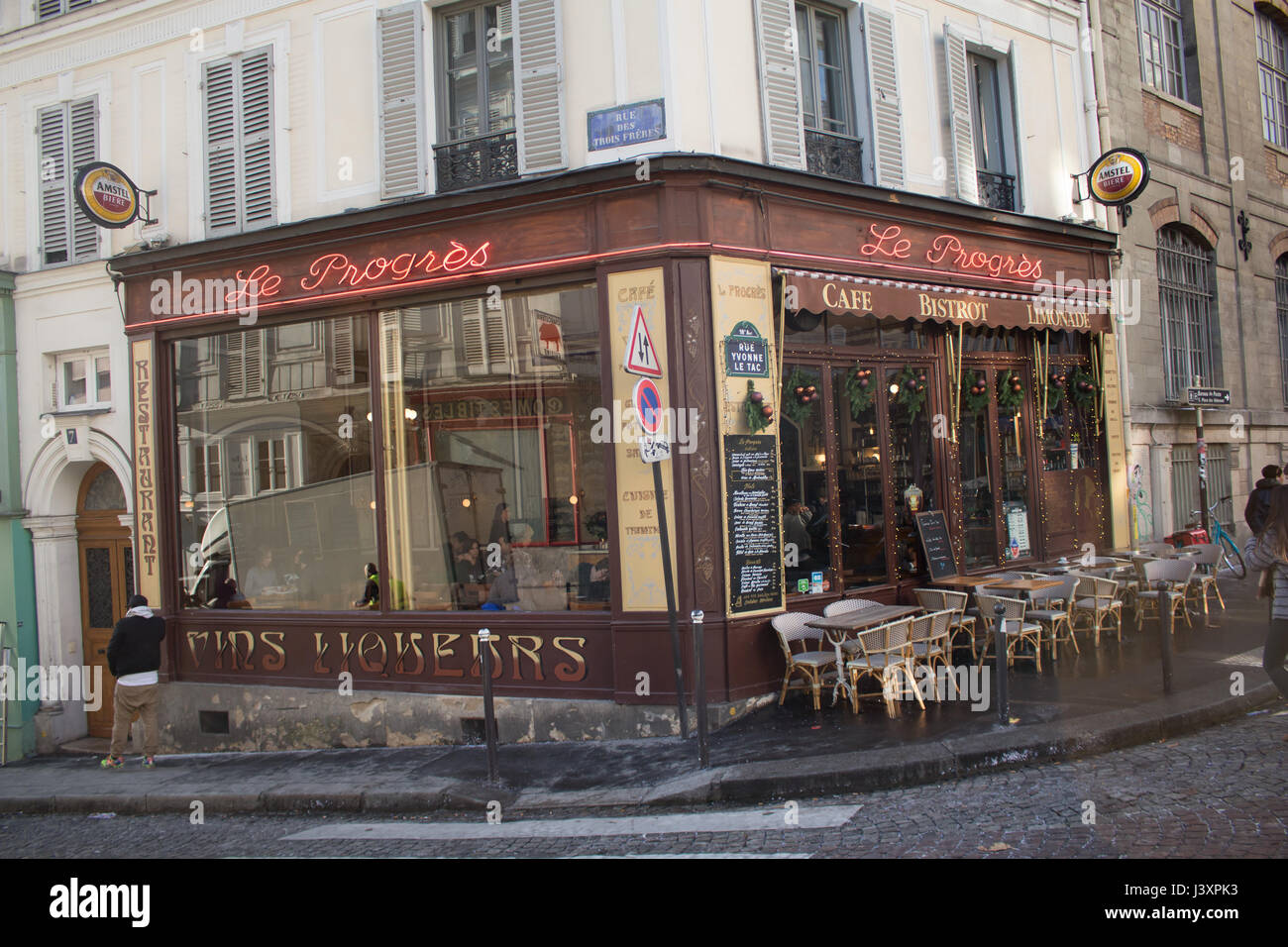 Place du Tertre Butte Montmartre Pres du Sacre coeur Stockfoto
