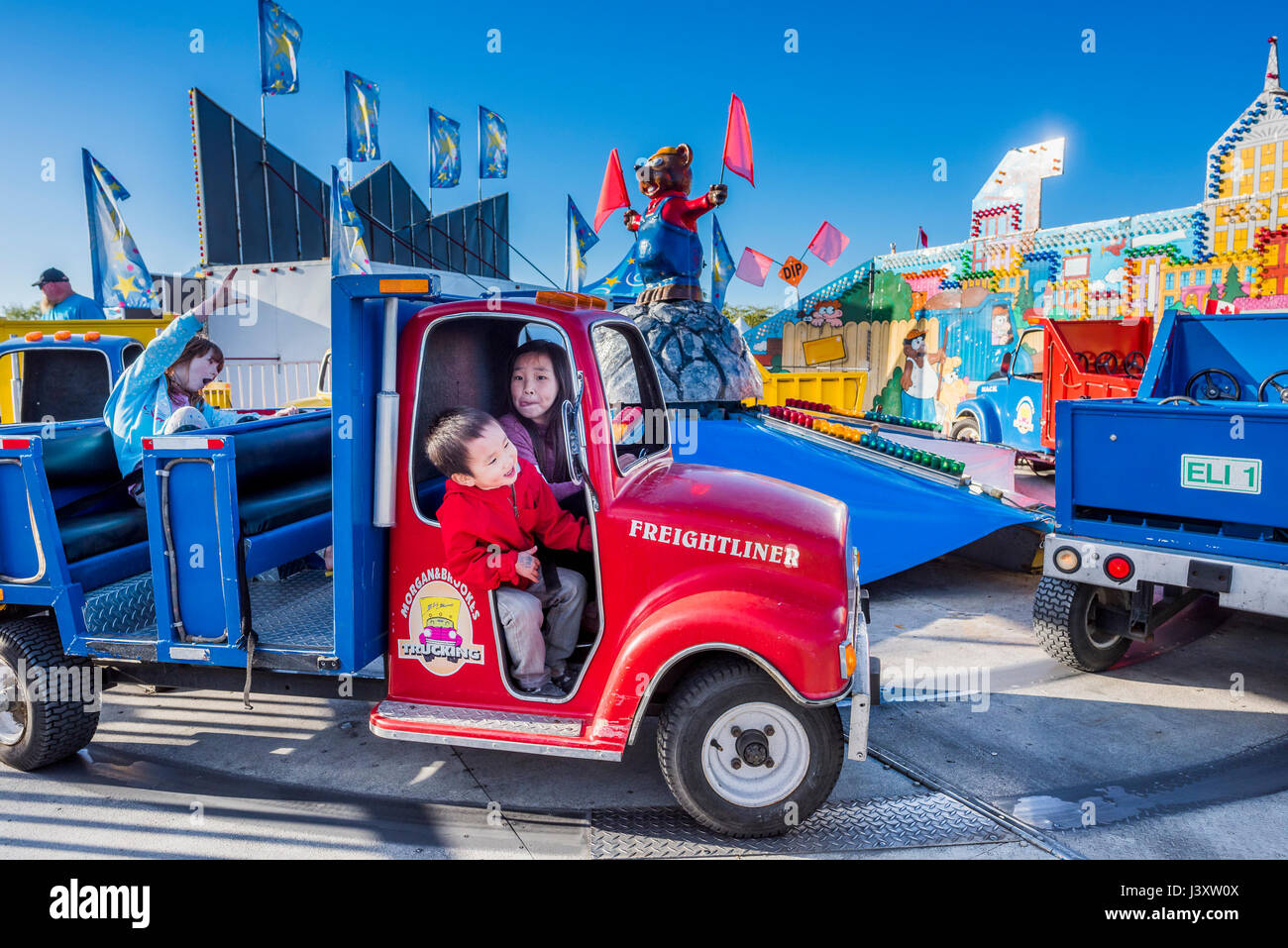 Carnival Fun Fair Ride Stockfoto