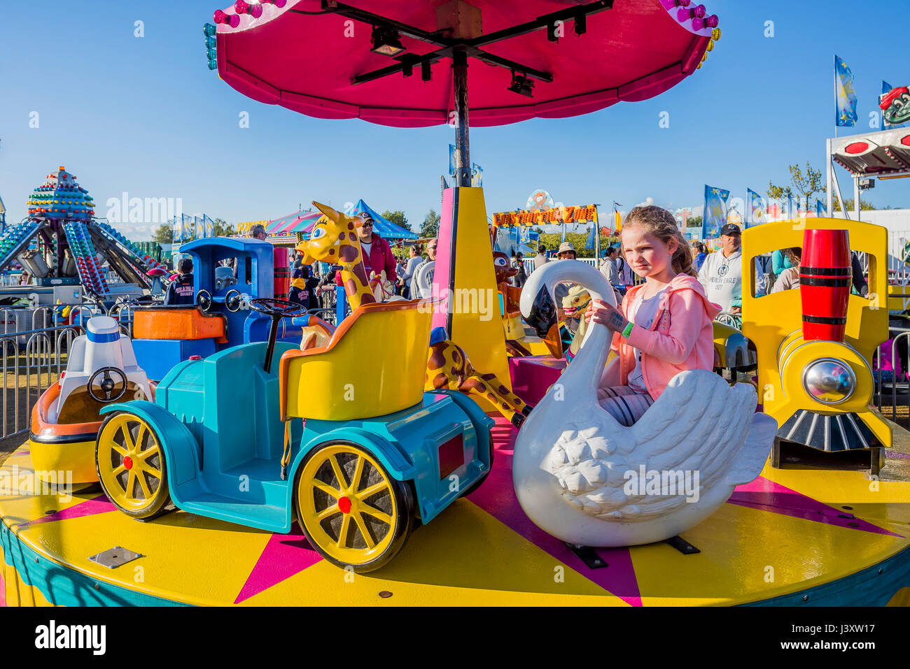 Carnival Fun Fair Ride Stockfoto