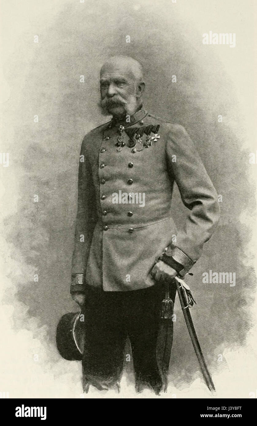 Franz Joseph, Kaiser von Österreich, ca. 1905 Stockfoto