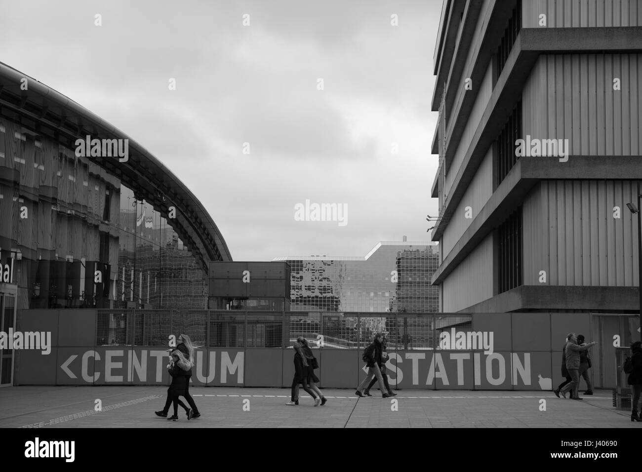 im freien Hauptbahnhof utrecht Stockfoto