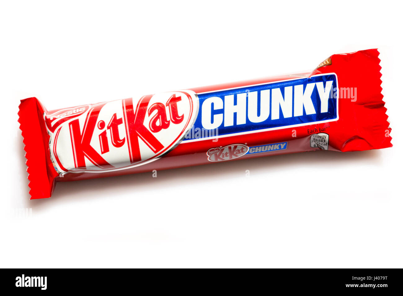 KitKat Chunky ausgeschnitten oder isoliert auf einem weißen Hintergrund, UK. Stockfoto