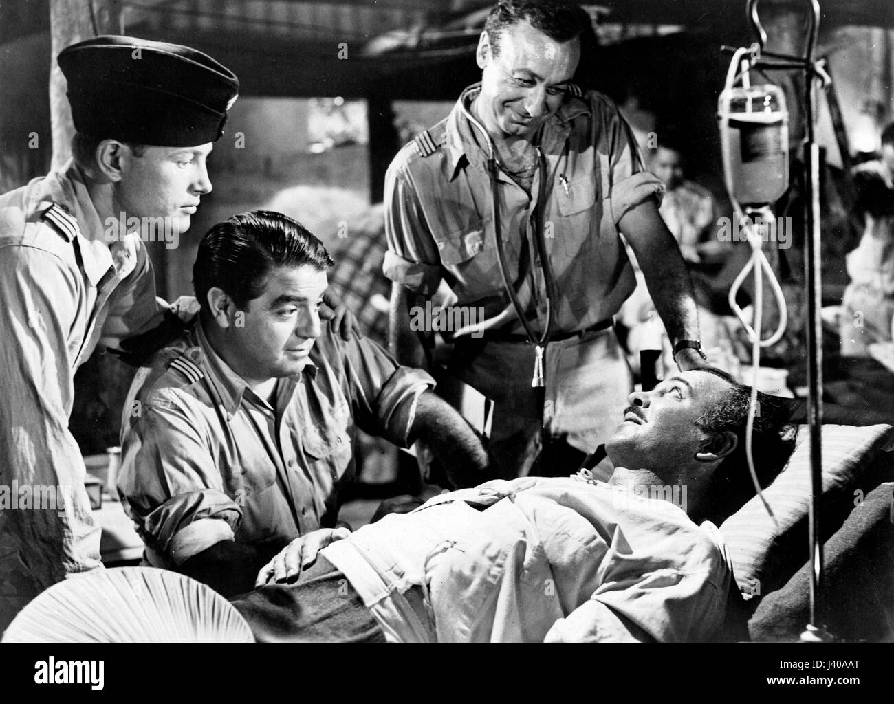 Springen Sie in die Hölle, auch bekannt als: Die Hölle von Dien Bien Phu, USA 1955, Regie: David Butler, Monia: Jacques Sernas, Kurt Kasnar, Maurice Marsac, Marcel Dalio Stockfoto