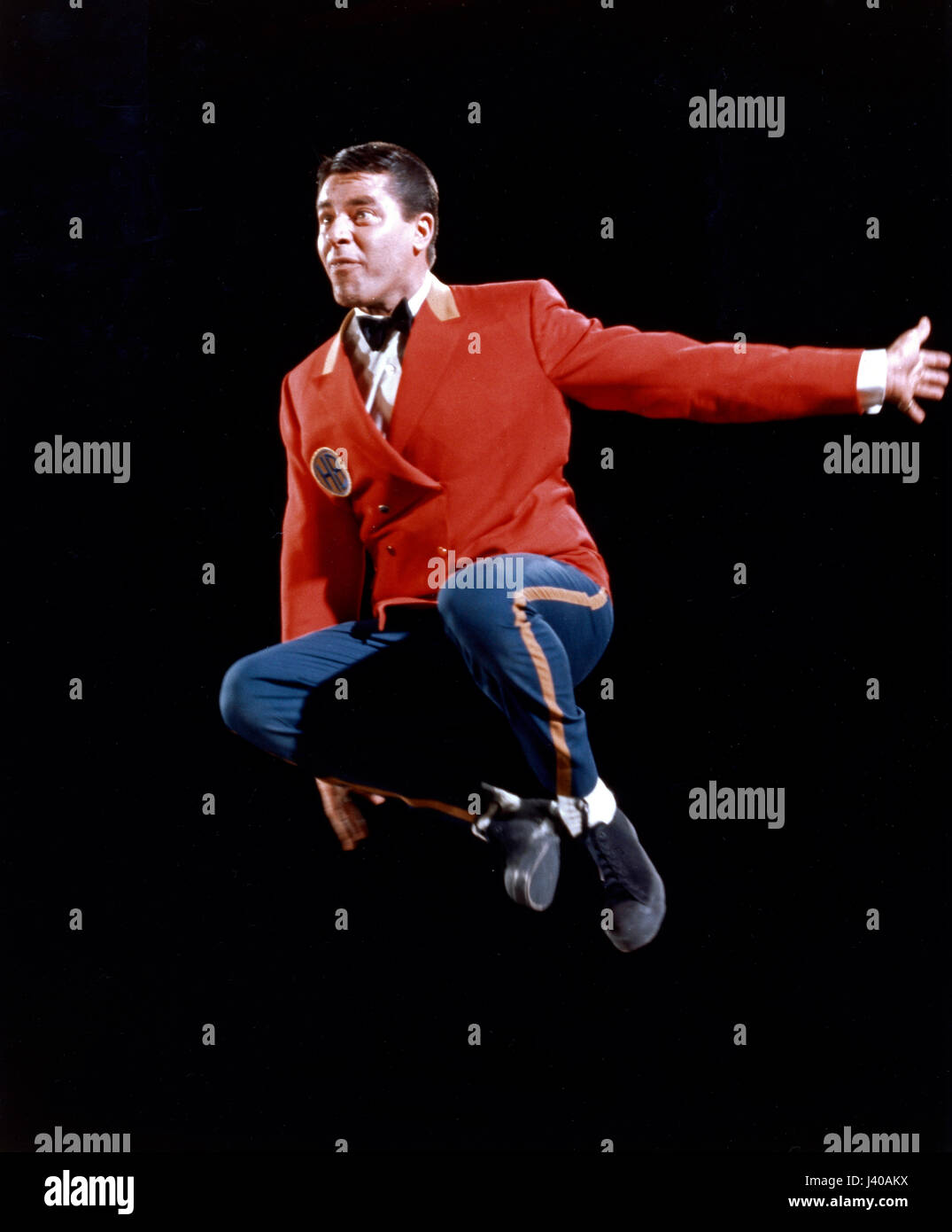 Der Amerikanische Komiker, Schauspieler, Sänger, Standardwerk, Drehbuchautor Und Regisseur Jerry Lewis. Stockfoto