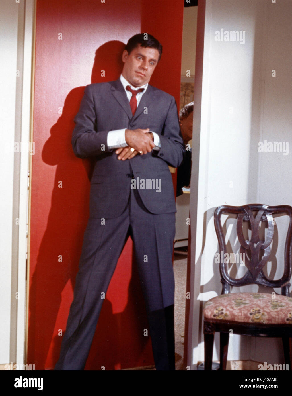 Der Amerikanische Komiker, Schauspieler, Sänger, Standardwerk, Drehbuchautor Und Regisseur Jerry Lewis. Stockfoto