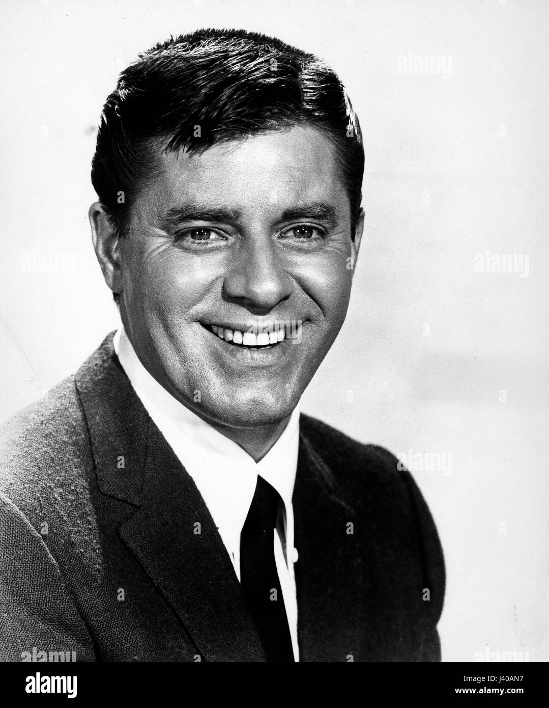 Der Amerikanische Komiker, Schauspieler, Sänger, Standardwerk, Drehbuchautor Und Regisseur Jerry Lewis. Stockfoto