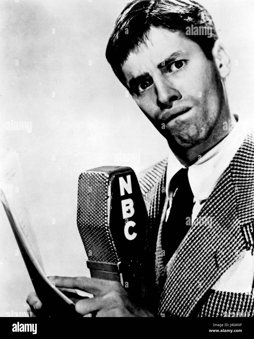 Der Amerikanische Komiker, Schauspieler, Sänger, Standardwerk, Drehbuchautor Und Regisseur Jerry Lewis. Stockfoto