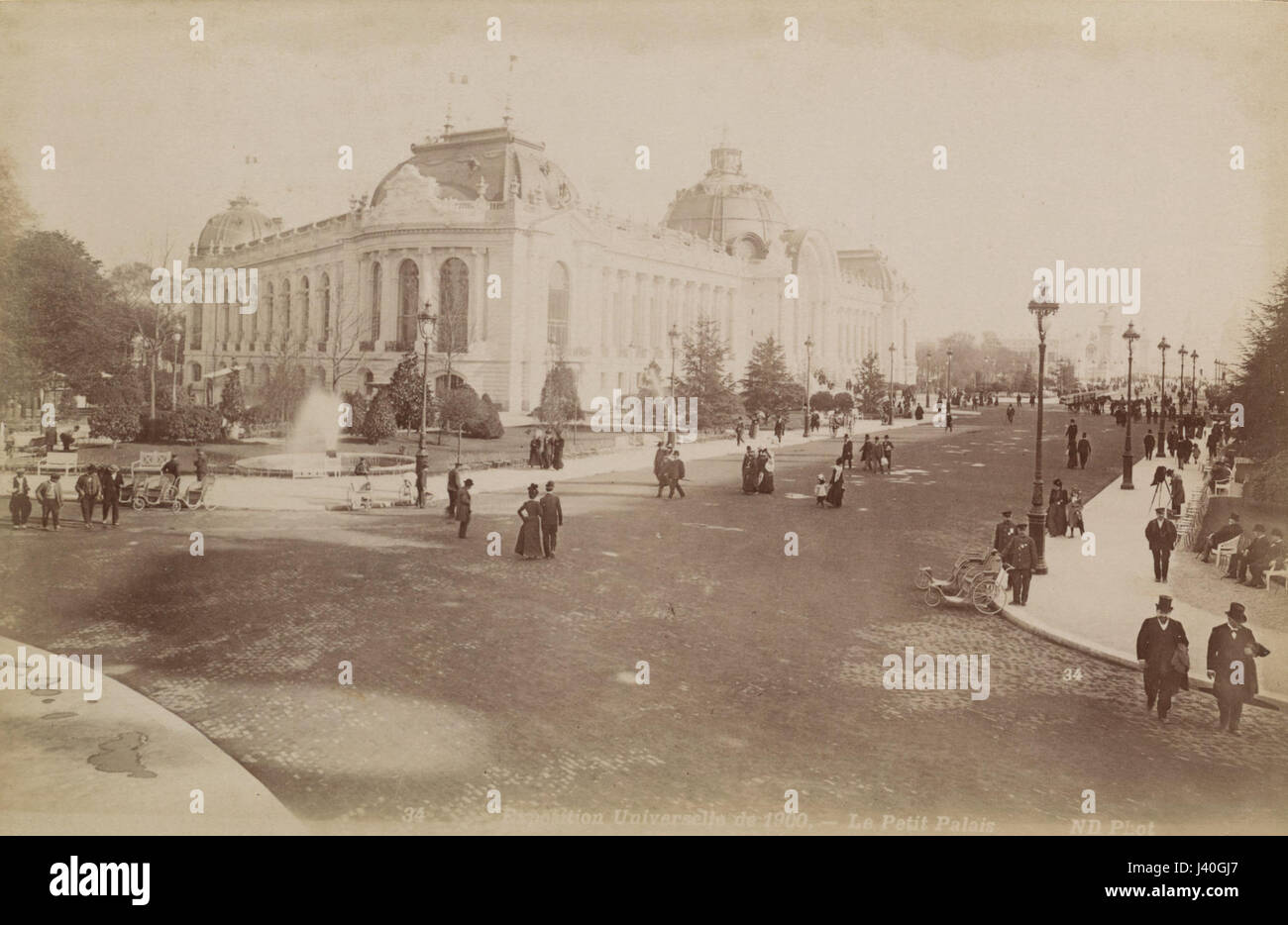 Le Petit Palais 2, Weltausstellung 1900 Stockfoto
