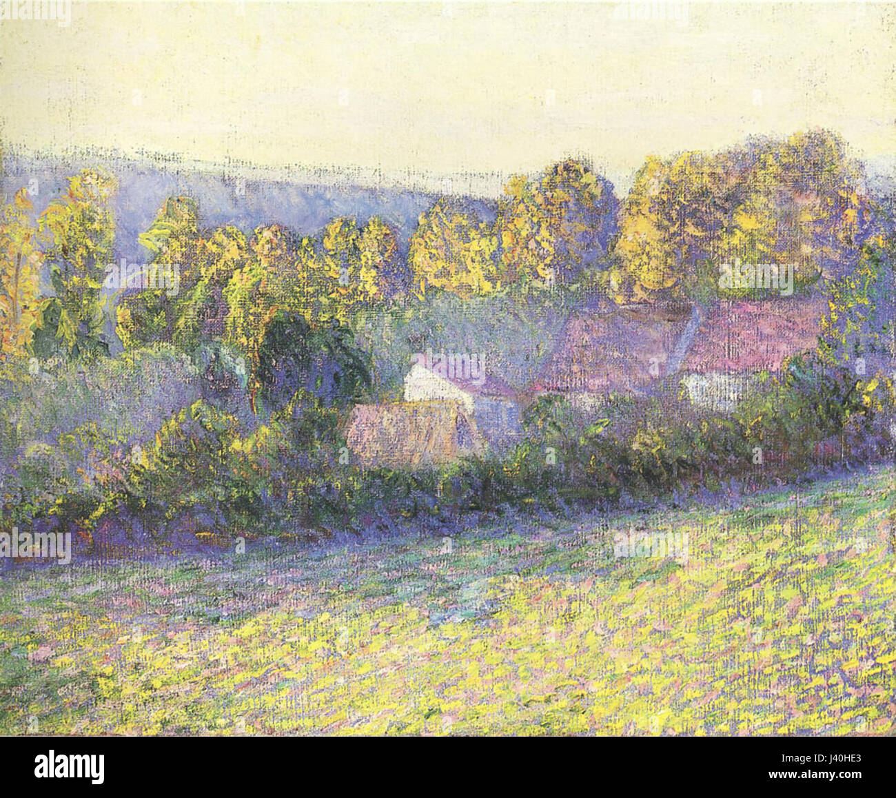 Lilla Cabot Perry (1848 1933) Herbst Nachmittag, Giverny (unbekannt) Stockfoto