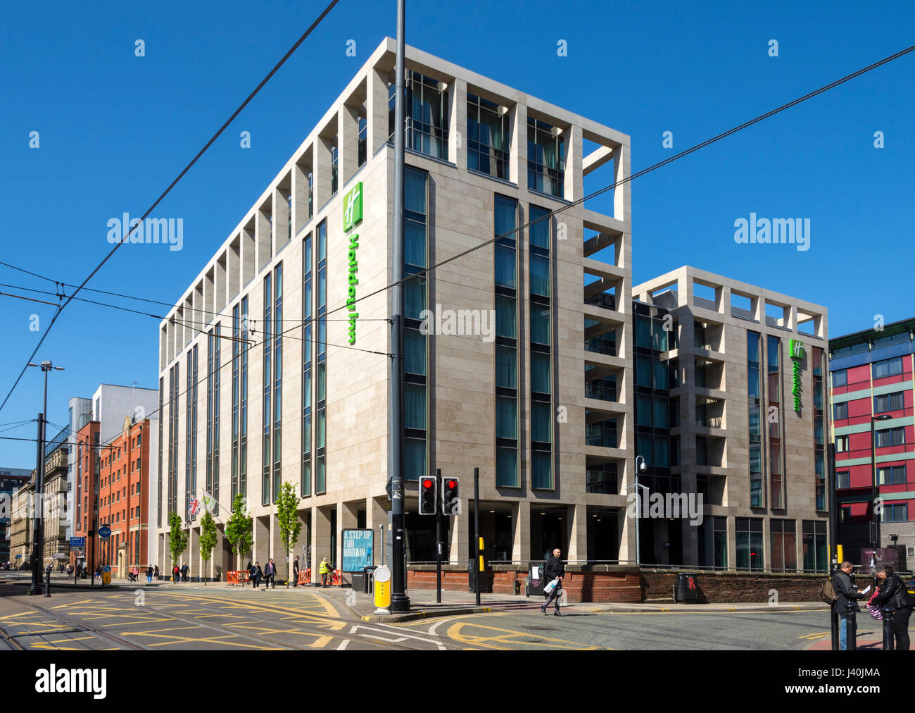 Das Holiday Inn, Aytoun Street, Manchester, England, Vereinigtes Königreich.  Architekt: Urbane Innovationen 2016 Stockfoto