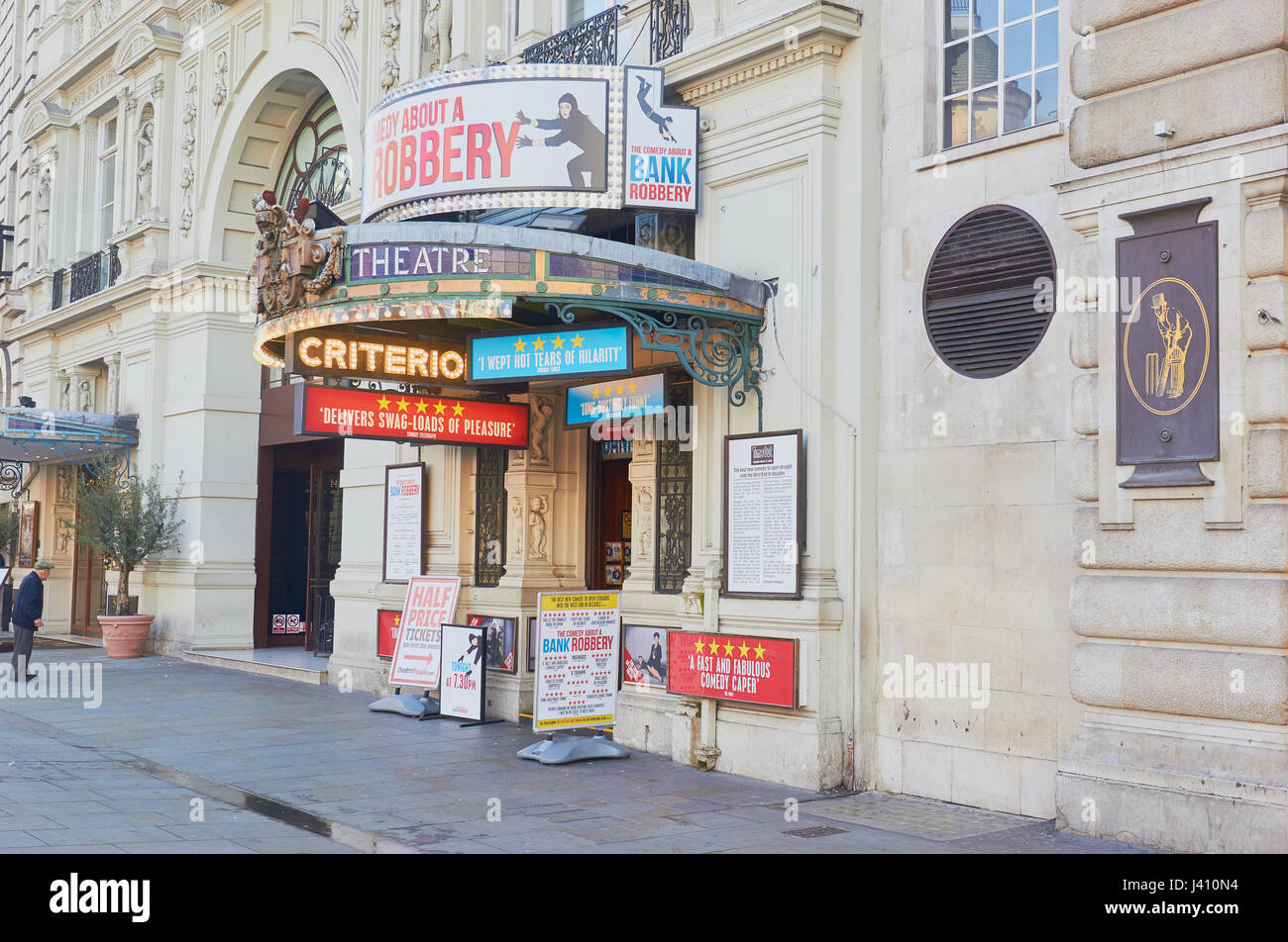 Grad II aufgeführten Criterion Theatre von Thomas Verity (1874), Piccadilly Circus, London, England Stockfoto