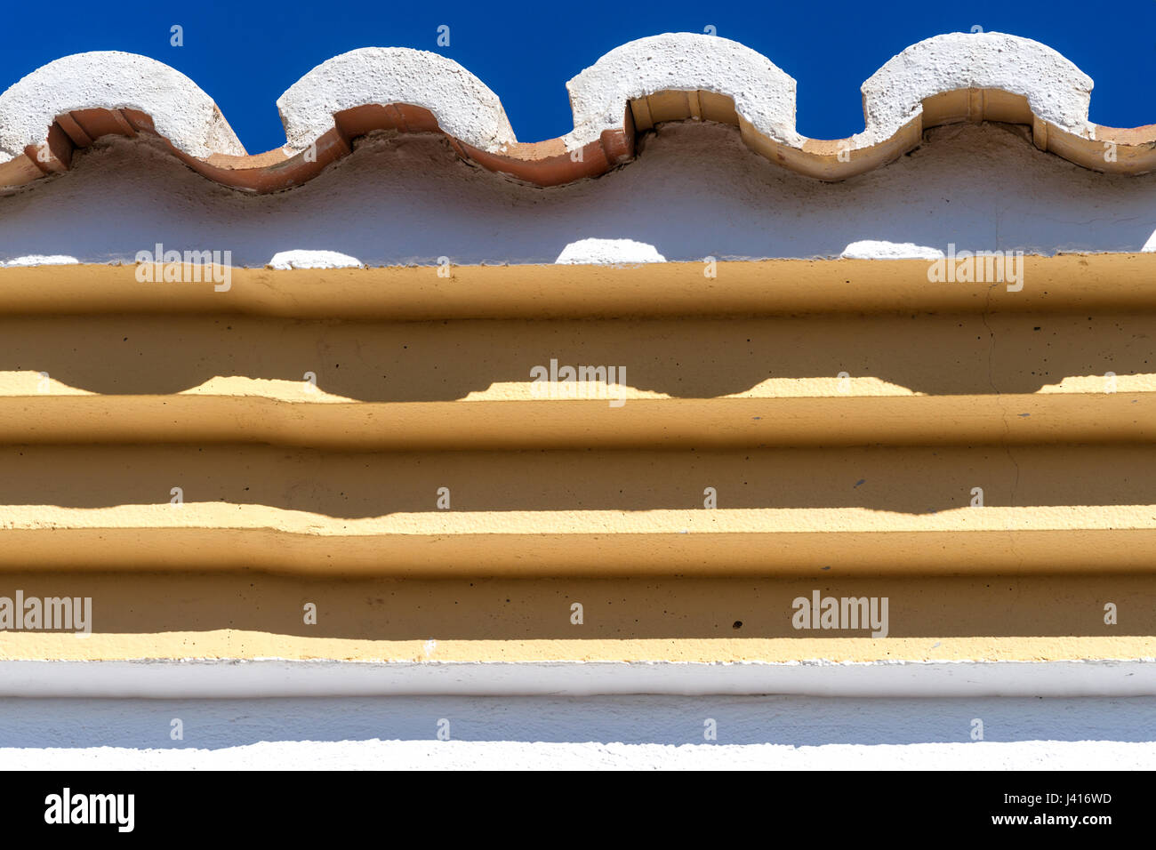 Detail eines Hauses in Andalusien, Spanien Stockfoto