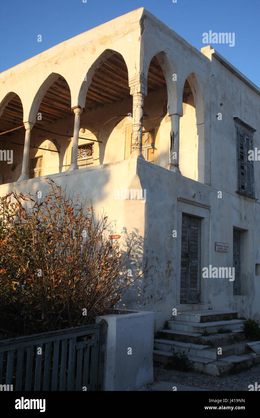 Labyrinth von Chora auf der griechischen Insel Naxos Stockfoto