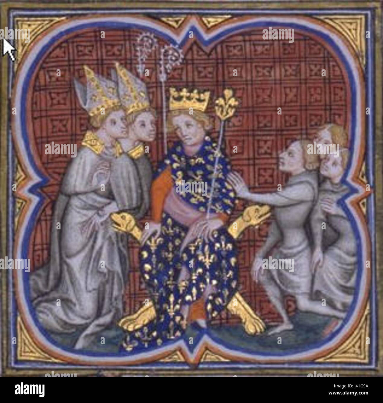 Louis II de Germanie Stockfoto