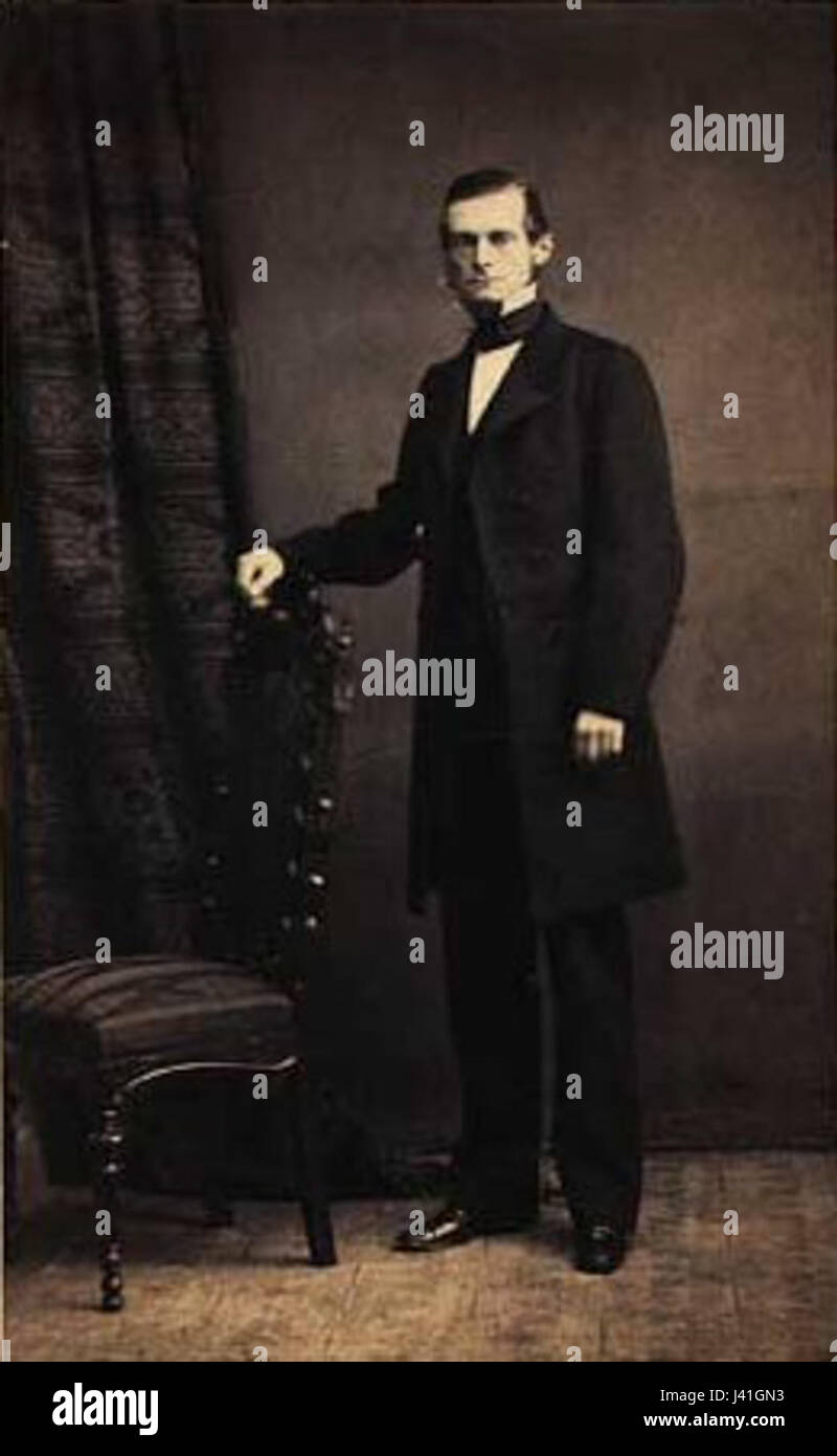 Ludvig Brockenhuus Schack 1825 1906 von Emil Lange Stockfoto