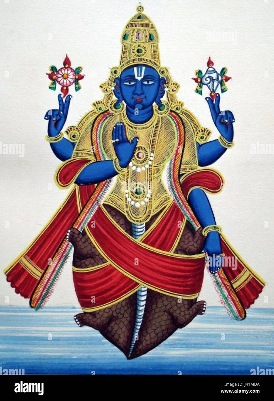 Kurma deva Stockfoto